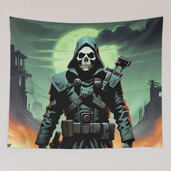 Item preview, ghoul, zombie, fallout, movie, game designed and sold by DonnaBlankaArt.