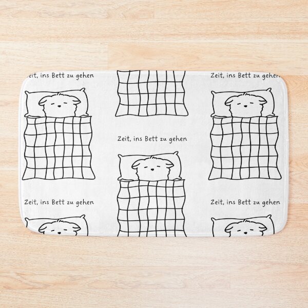 Item preview, Zeit, ins Bett zu gehen | Cute Ways to Say Good Night | Handwritten-style Font designed and sold by RM-Journey.