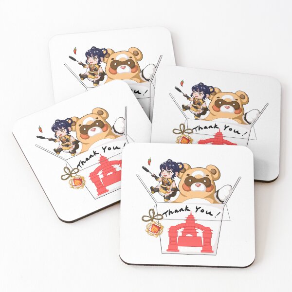 Item preview, Fanmade: Xiangling and Guoba Takeout from Genshin designed and sold by int-ellie-ctual.