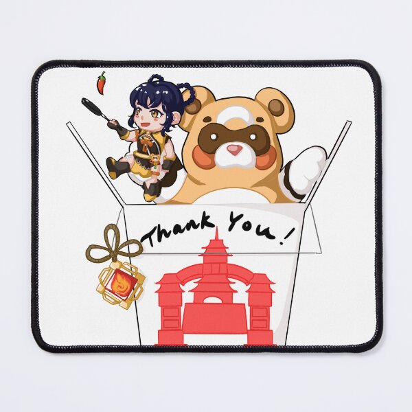 Item preview, Fanmade: Xiangling and Guoba Takeout from Genshin designed and sold by int-ellie-ctual.