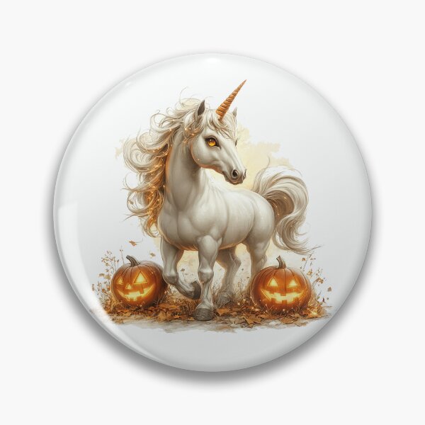Item preview, Enchanted Pumpkin Unicorn designed and sold by MixinMadness.