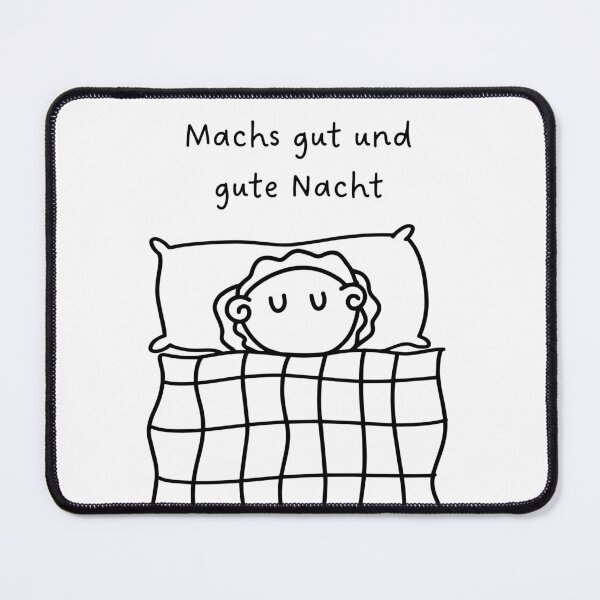 Item preview, Machs gut und gute Nacht | Cute Ways to Say Good Night | Handwritten-style Font designed and sold by RM-Journey.