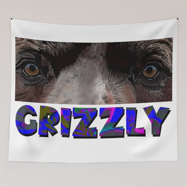 Item preview, Fierce Grizzly Bear Eyes Emblem designed and sold by GrizzlyCollective.