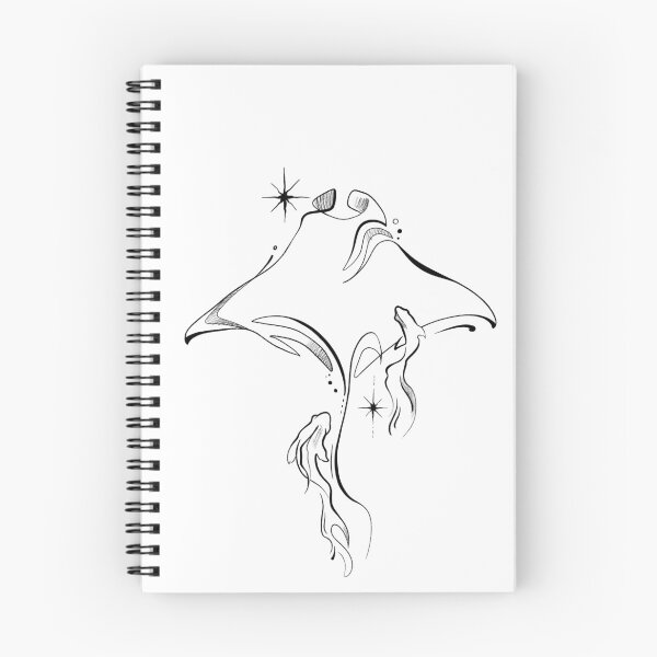 Item preview, Stingray Minimalist Fishes Stars  designed and sold by MerchMagia.