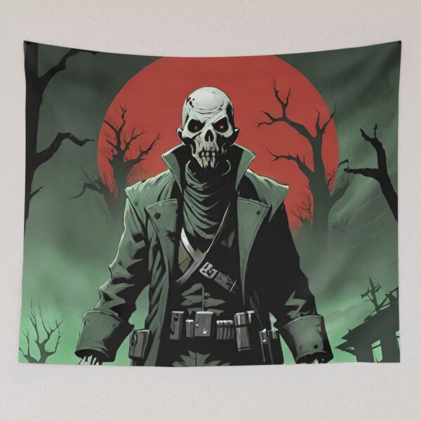 Item preview, ghoul, zombie, fallout, movie, game designed and sold by DonnaBlankaArt.