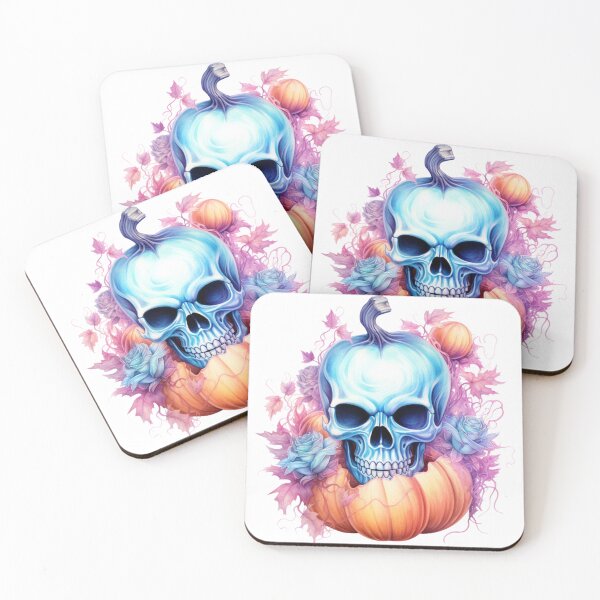 Item preview, Pastel Halloween Skull designed and sold by GiraffeCreative.