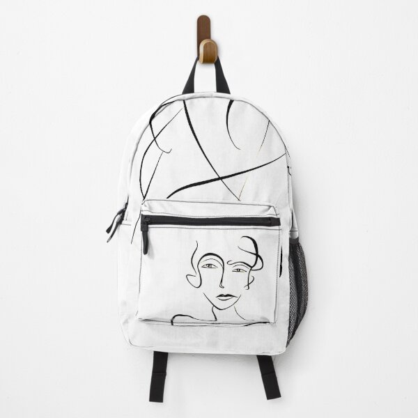 Item preview, Stunning minimalistic Woman line art designed and sold by RedCircleArt.