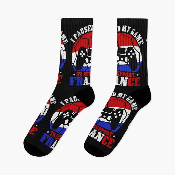 Item preview, I Paused My Game To Support France, Gift Idea For Gamers, Football Soccer Gaming designed and sold by EYE ILLUSTRATE  GRAPHICS.