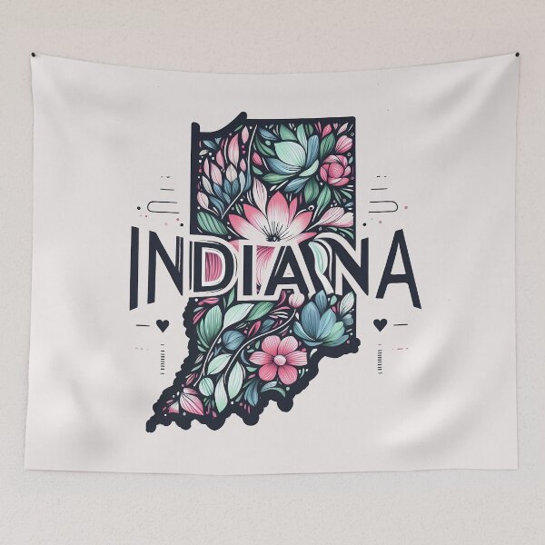 Item preview, Indiana State Outline designed and sold by zoughlal.