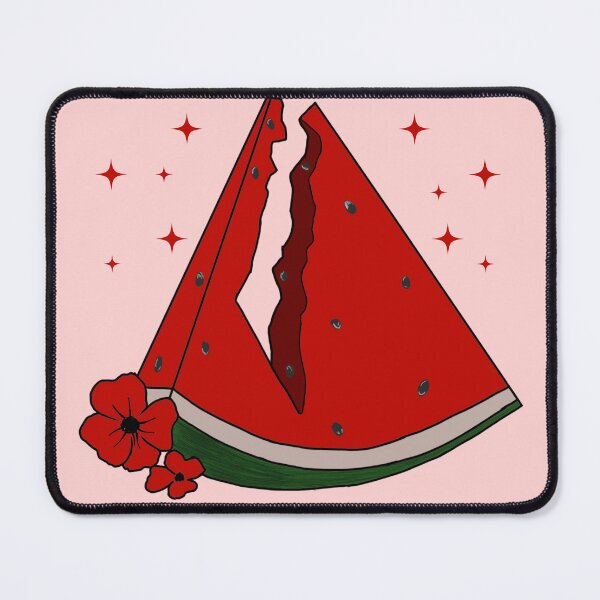 Item preview, Watermelon Palestine Maps and RED flower Men Woman Kids  designed and sold by Taylor  ART.