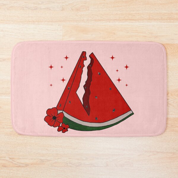 Item preview, Watermelon Palestine Maps and RED flower Men Woman Kids  designed and sold by Taylor  ART.