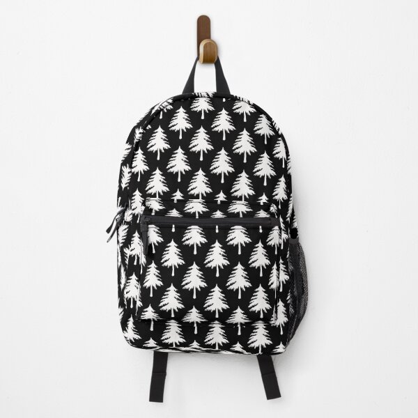 Item preview, Black White Pinecone Tree Shape Pattern designed and sold by PatternTitan.