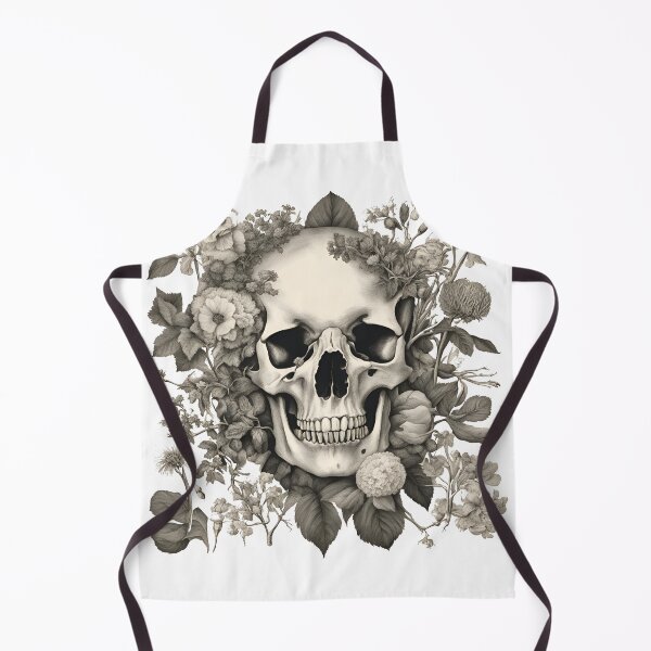 Item preview, Bones and Botany : Skull , Flowers , Nature designed and sold by Pterodak.