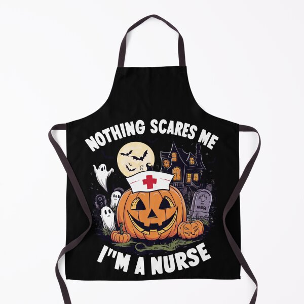 Item preview, Nothing Scares Me Nurse Halloween Pumpkin Funny designed and sold by Hananiah Merch.