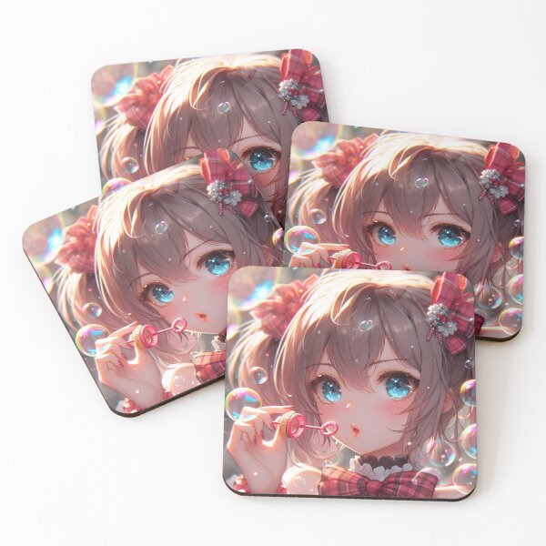 Item preview, Cute Anime Girl Bubbles designed and sold by N0WUC1.