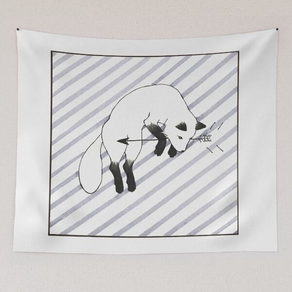 Item preview, Jumping fox design  designed and sold by Artemisia-Blue.