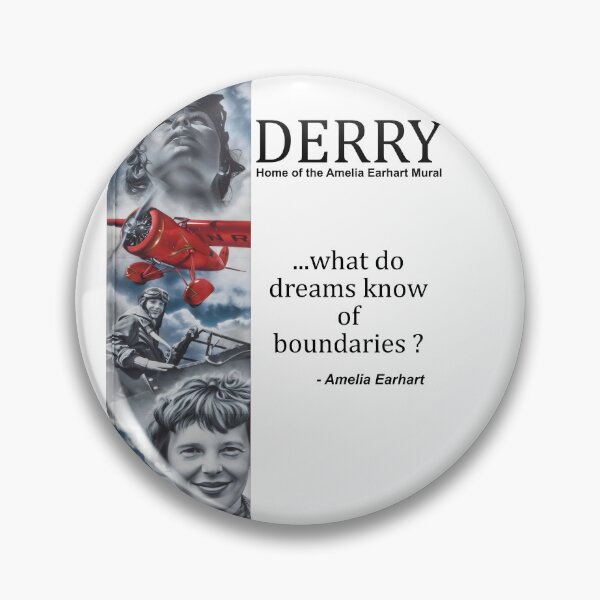 Item preview, Amelia Earhart Derry Mural designed and sold by REAL IRISH GIFTS.