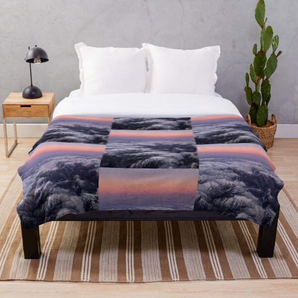 Item preview, Aerial view of sunset over snowy mountain tops of the Swiss Alps designed and sold by ArtAnneMatysiak.