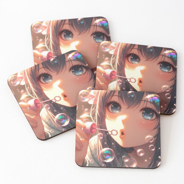Item preview, 3 - Cute Anime Girl Bubbles designed and sold by N0WUC1.