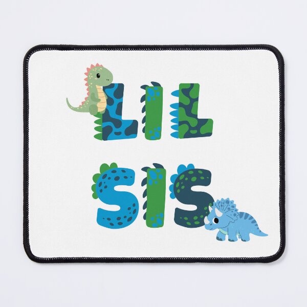 Item preview, Lil Sis Dinosaur Font Blues and Greens designed and sold by Samantha Trego.