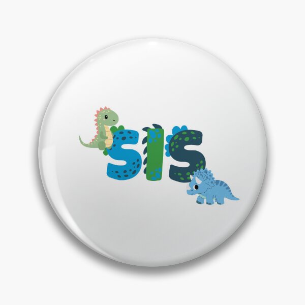 Item preview, Sis Dinosaur Font Blues and Greens designed and sold by Samantha Trego.