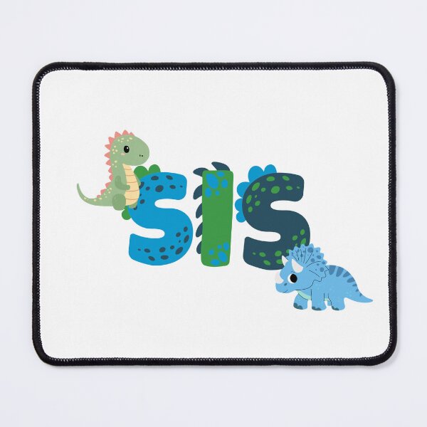 Item preview, Sis Dinosaur Font Blues and Greens designed and sold by Samantha Trego.