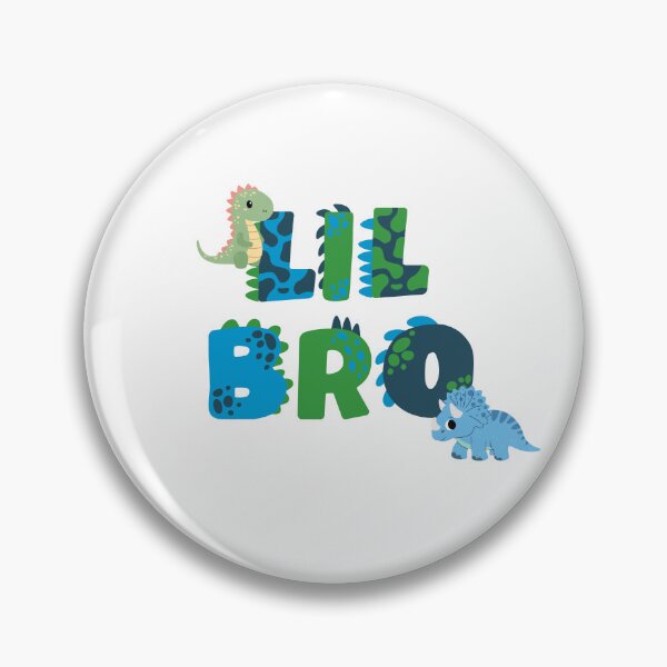 Item preview, Lil Bro Dinosaur Font Blues and Greens designed and sold by Samantha Trego.