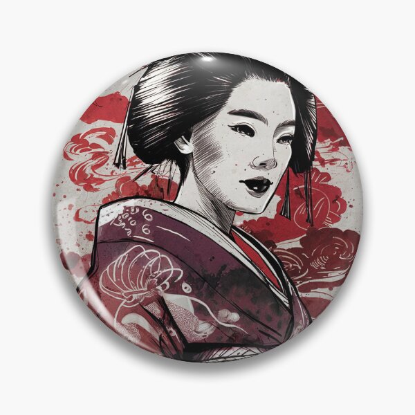 Item preview, Ink Art - Beautiful Geisha designed and sold by karsad.