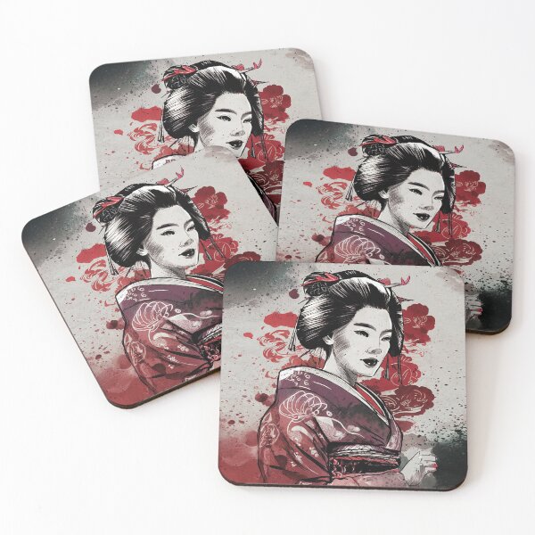 Item preview, Ink Art - Beautiful Geisha designed and sold by karsad.