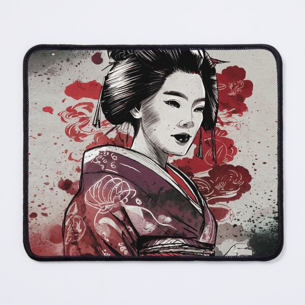 Item preview, Ink Art - Beautiful Geisha designed and sold by karsad.