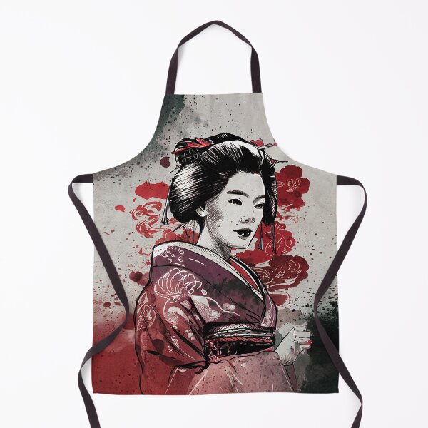 Item preview, Ink Art - Beautiful Geisha designed and sold by karsad.