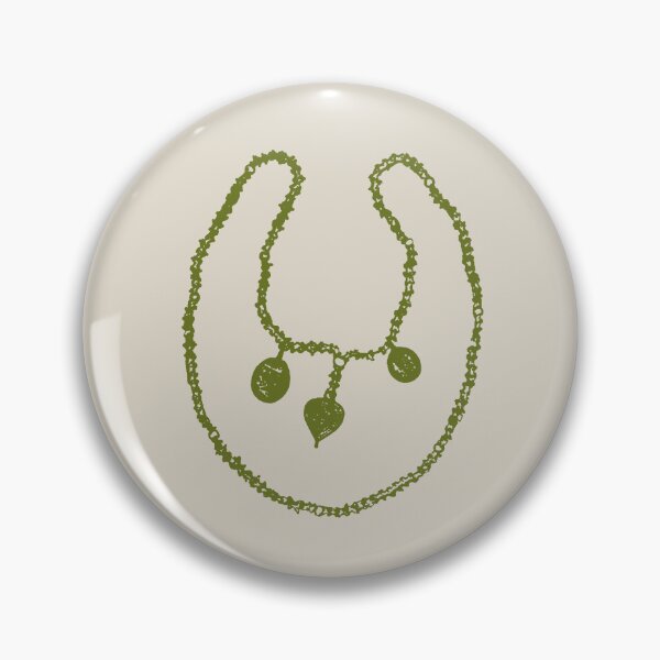 Item preview, Charm Green Necklace Lucky Upside Down Horseshoe designed and sold by aestheticqueen.