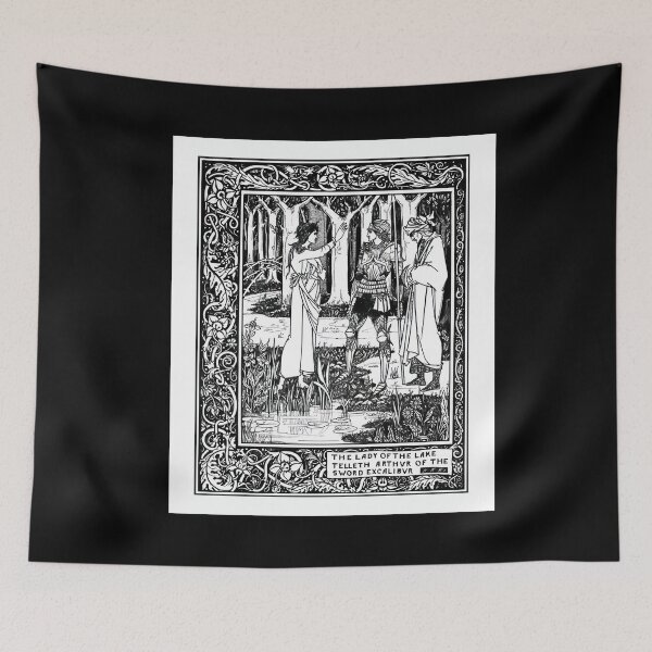 Item preview, The Lady of the Lake telling Arthur about excaliber designed and sold by stevepaint.