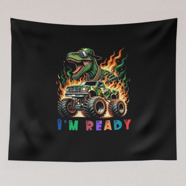Item preview, Dinosaur Monster Truck Rally designed and sold by KolbaVison.