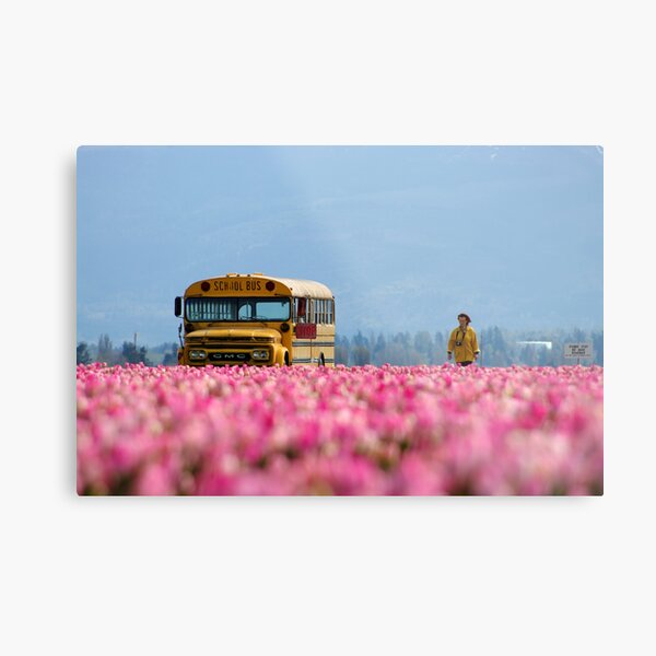School Bus, Magic Bus. Metal Print