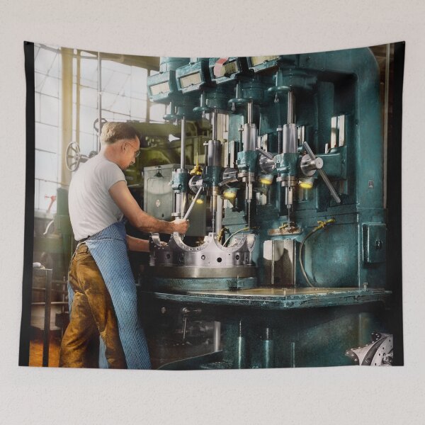 Item preview, Machinist - On the assembly line 1941 designed and sold by Mike Savad Photography.