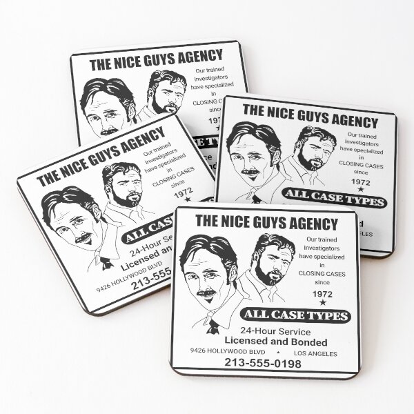Item preview, The Nice Guys Agency Pamphlet designed and sold by Sweaty-and-Loud.
