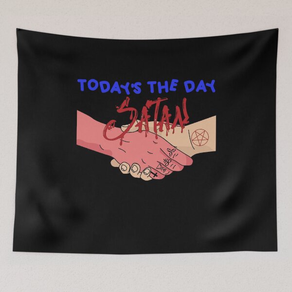 Item preview, TODAY'S THE DAY SATAN designed and sold by kwrocker.