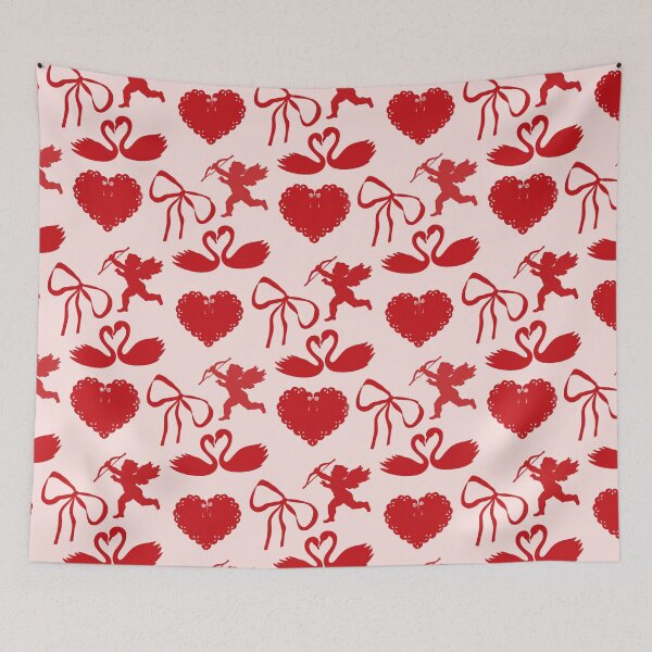 Artikelvorschau, Kokettes Valentinstagsmuster entworfen und verkauft von Creative Brat Design Studio.