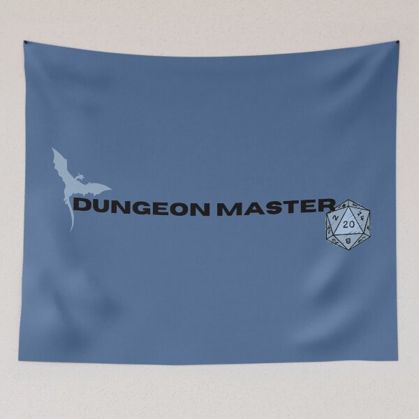 Aperçu de l'œuvre Dungeon Master avec D20/Dragon Bleu créée et vendue par Samantha Trego.