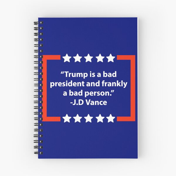 Item preview, J.D. Vance anti Trump quote  designed and sold by Rachel the Artist .