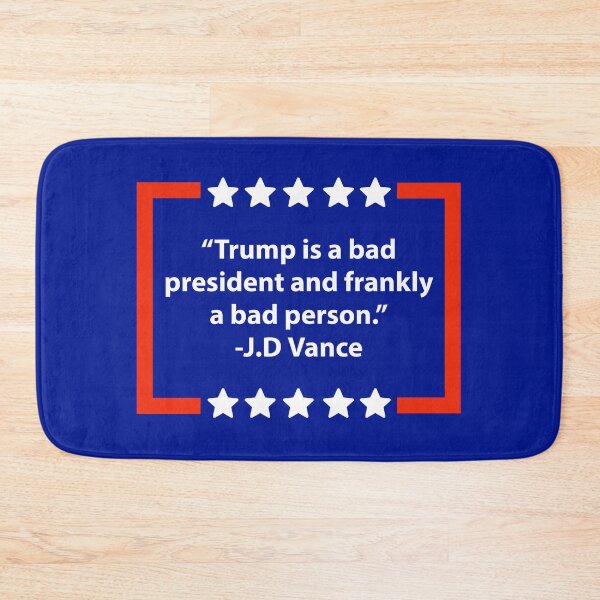 Item preview, J.D. Vance anti Trump quote  designed and sold by Rachel the Artist .