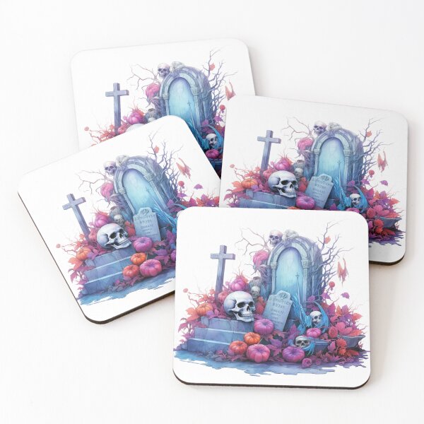 Item preview, Pastel Halloween Grave designed and sold by GiraffeCreative.