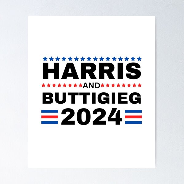 Item preview, Harris and Buttigieg 2024 Kamala Harris For President 2024 designed and sold by MimsTees.