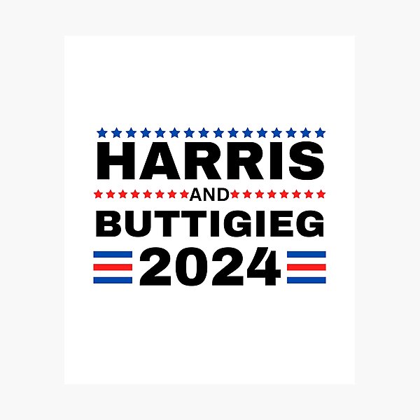 Item preview, Harris and Buttigieg 2024 Kamala Harris For President 2024 designed and sold by MimsTees.