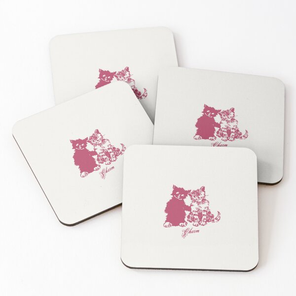 Item preview, Charm Clairo Cat Best Friends Drawing designed and sold by aestheticqueen.