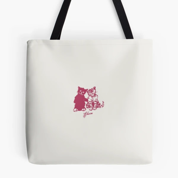 Clairo charm トートバッグ Charm Clairo Cat Best Friends Drawing