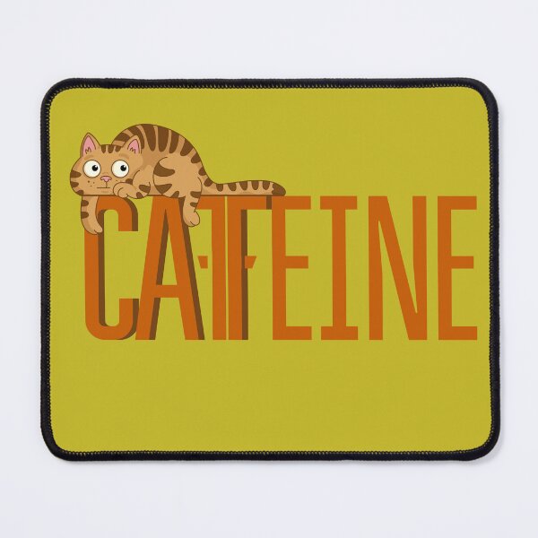 Aperçu de l'œuvre Caféine Kitty, Chats et Café créée et vendue par We-thePixels.