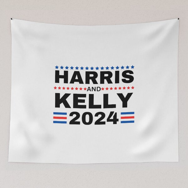 Item preview, Harris and Kelly 2024 Kamala Harris For President 2024 designed and sold by MimsTees.