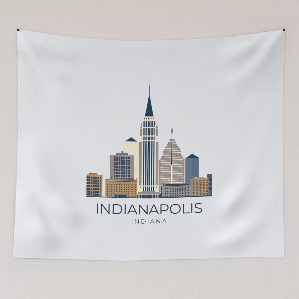 Item preview, A Vintage Travel Illustration of Indianapolis - Indiana - US designed and sold by GoodOldVintage.
